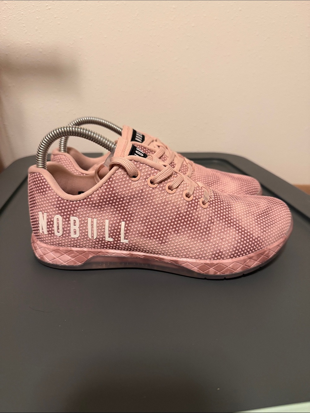 NOBULL Dusty Pink/Tie Dye Outwork tennis shoes